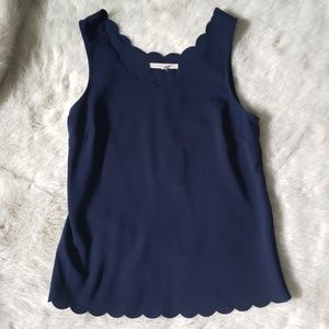 Stitchfix 41Hawthorn Irsia Scallop Trim Blouse